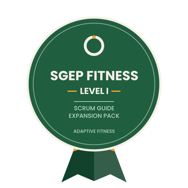 SGEP Fitness Level 1 badge